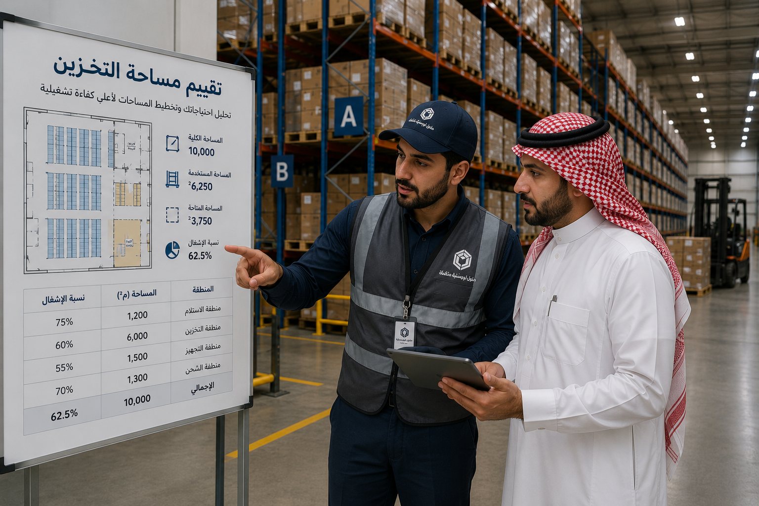 تقييم مساحة التخزين واحتياج التشغيل